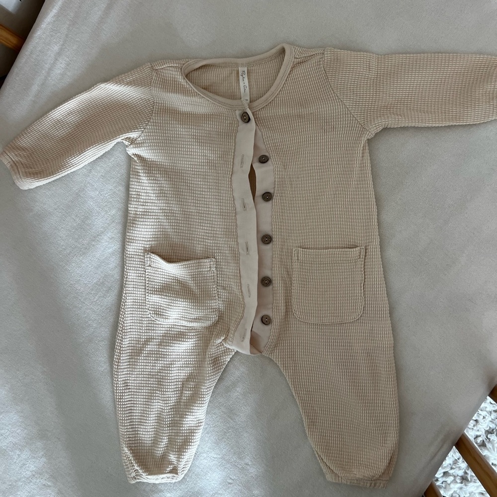 Rylee & Cru waffle onesie